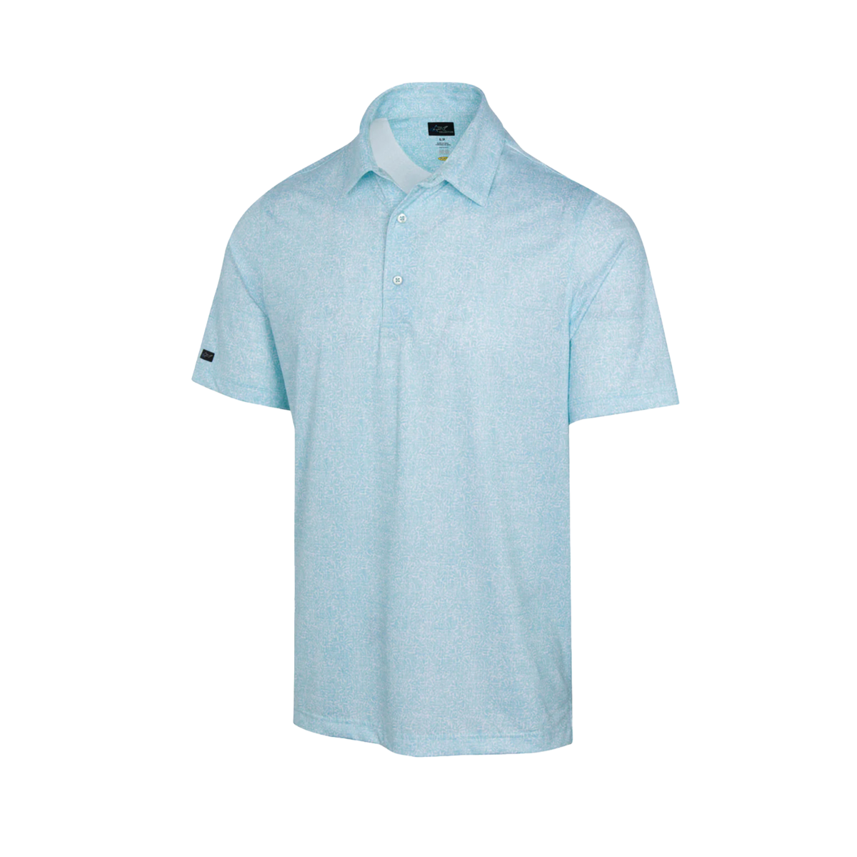 Greg Norman Polo Coral Fossil Stretch de Caballero