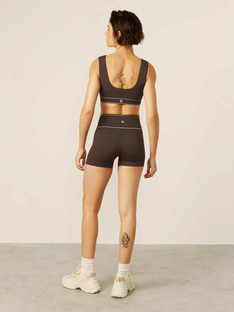 Hope | Pantalones Cortos de Cintura Alta Sin Costuras para Dama