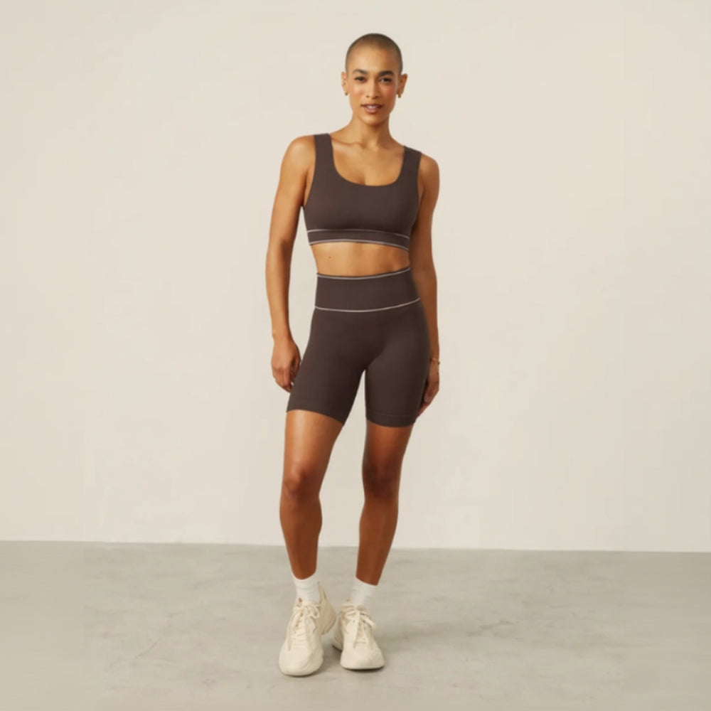 Hope | Pantalones Cortos Bermudas de Cintura Alta Sin Costuras para Dama