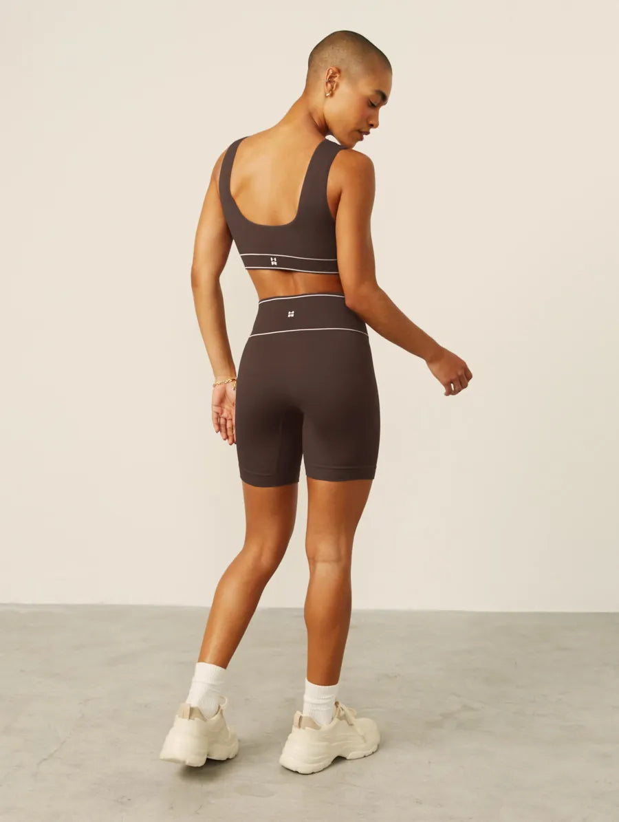 Hope | Pantalones Cortos Bermudas de Cintura Alta Sin Costuras para Dama
