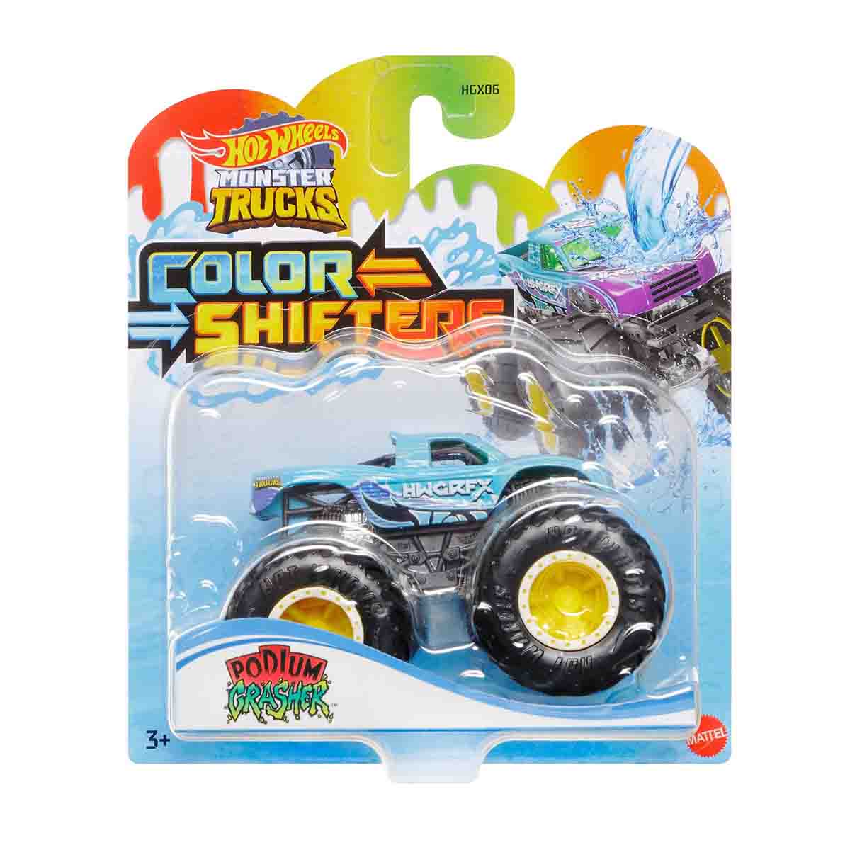 Hot Wheels | Monster Trucks Color Shifter Coche Juguete Surtido
