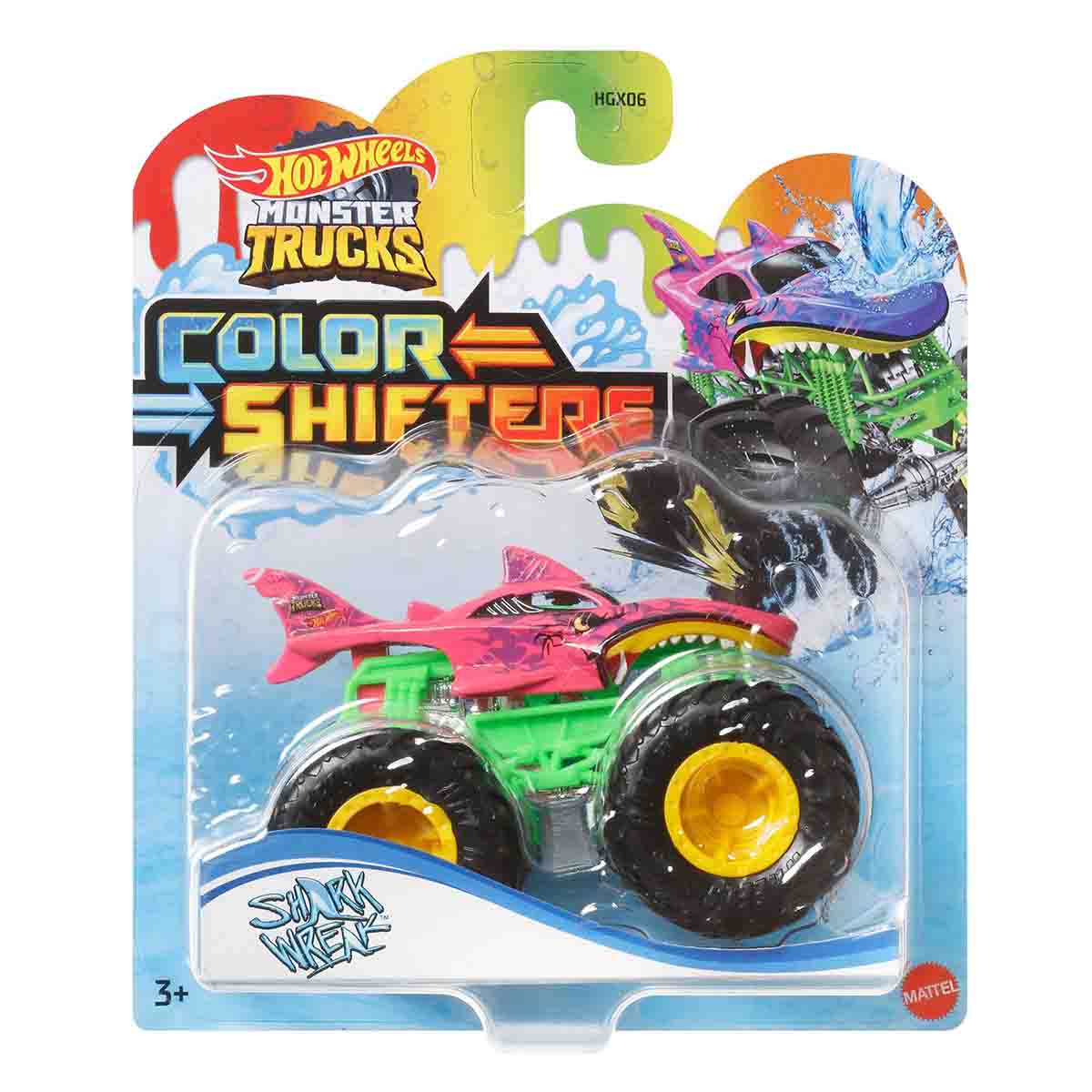 Hot Wheels | Monster Trucks Color Shifter Coche Juguete Surtido