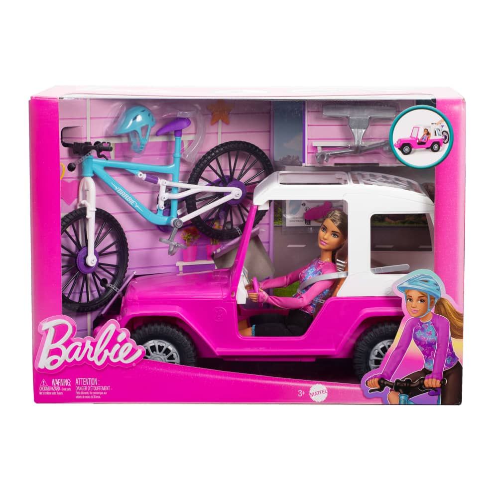 Barbie | Set Muñeca con Bicicleta