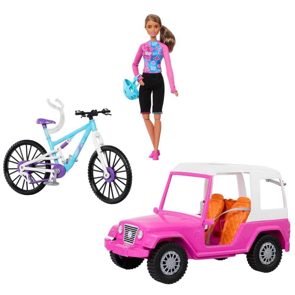 Barbie | Set Muñeca con Bicicleta