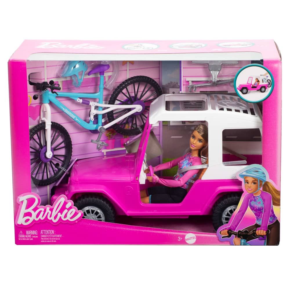 Barbie | Set Muñeca con Bicicleta