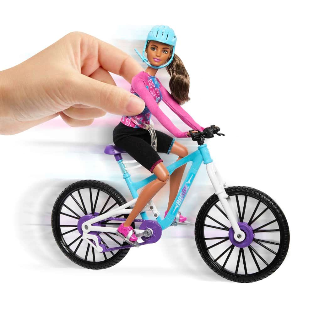 Barbie | Set Muñeca con Bicicleta