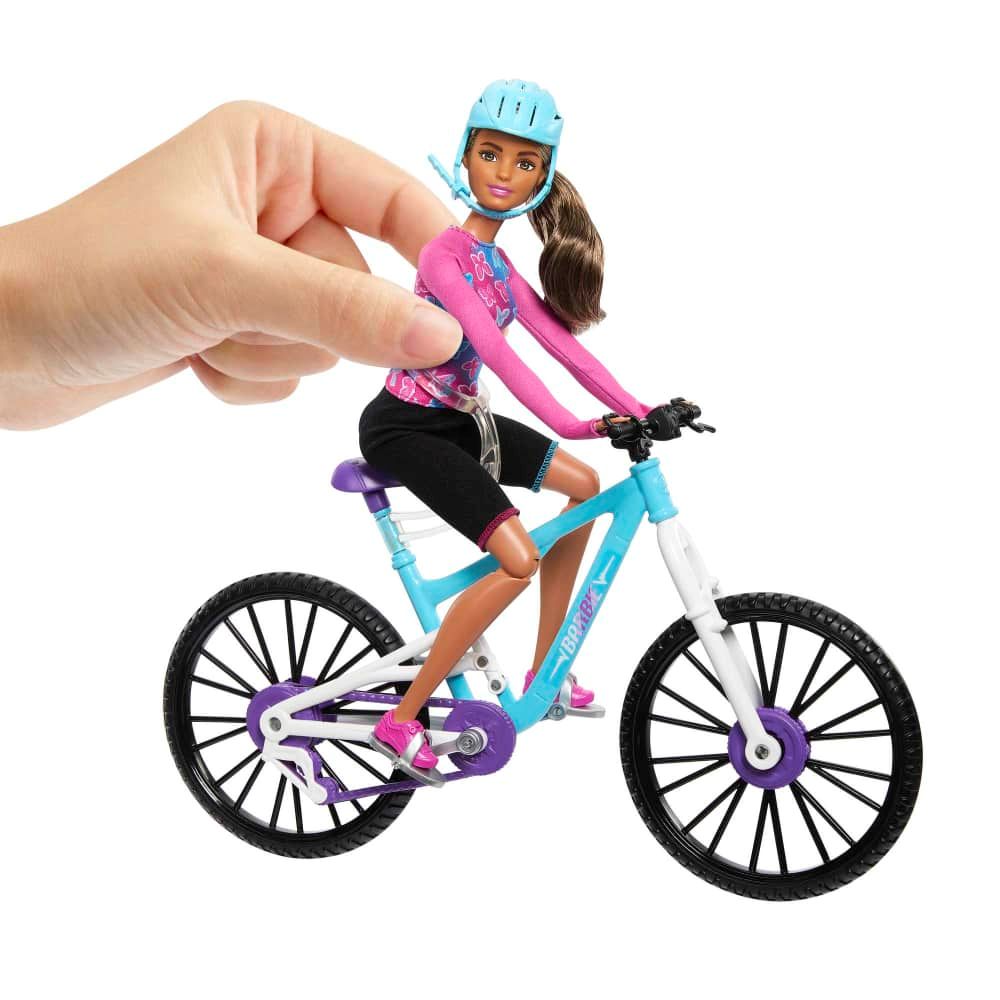 Barbie | Set Muñeca con Bicicleta