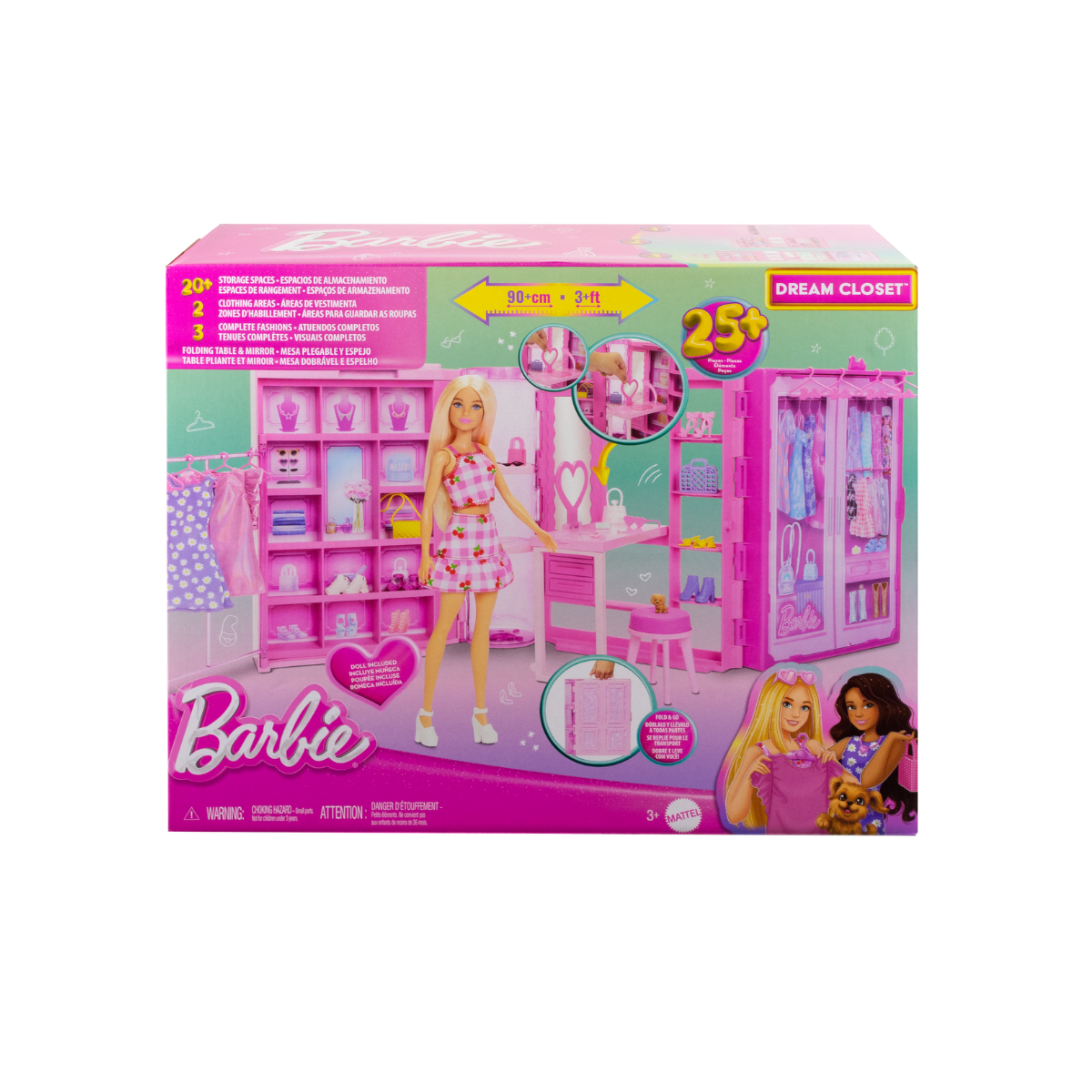 Set Clóset De los Sueños con Accesorios y Muñeca