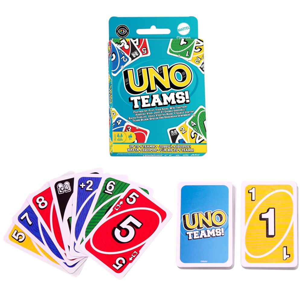 UNO Teams | Juego de cartas para noches familiares,