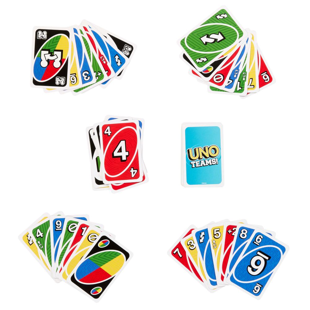 UNO Teams | Juego de cartas para noches familiares,