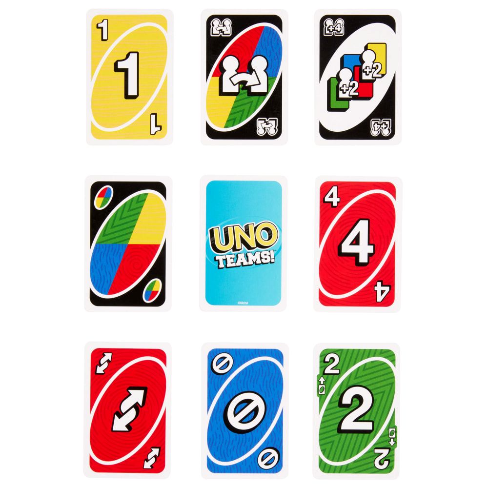 UNO Teams | Juego de cartas para noches familiares,