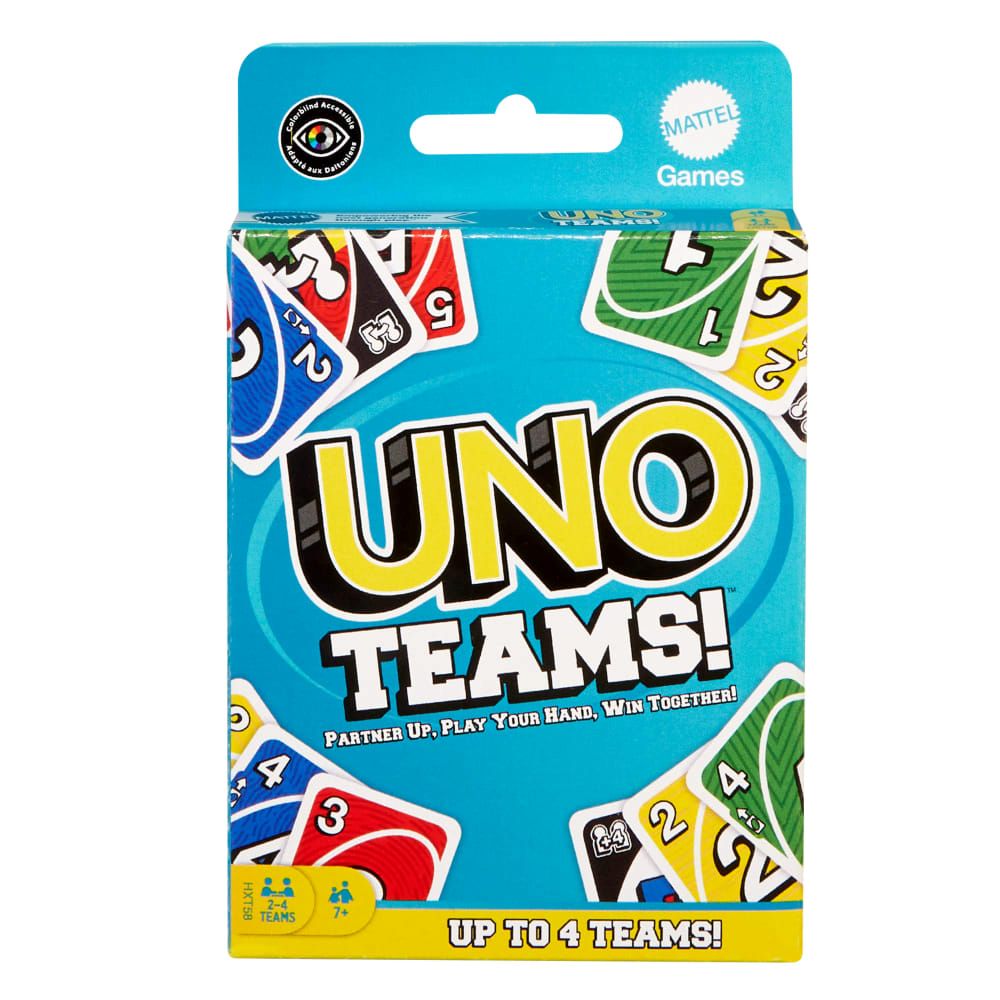 UNO Teams | Juego de cartas para noches familiares,