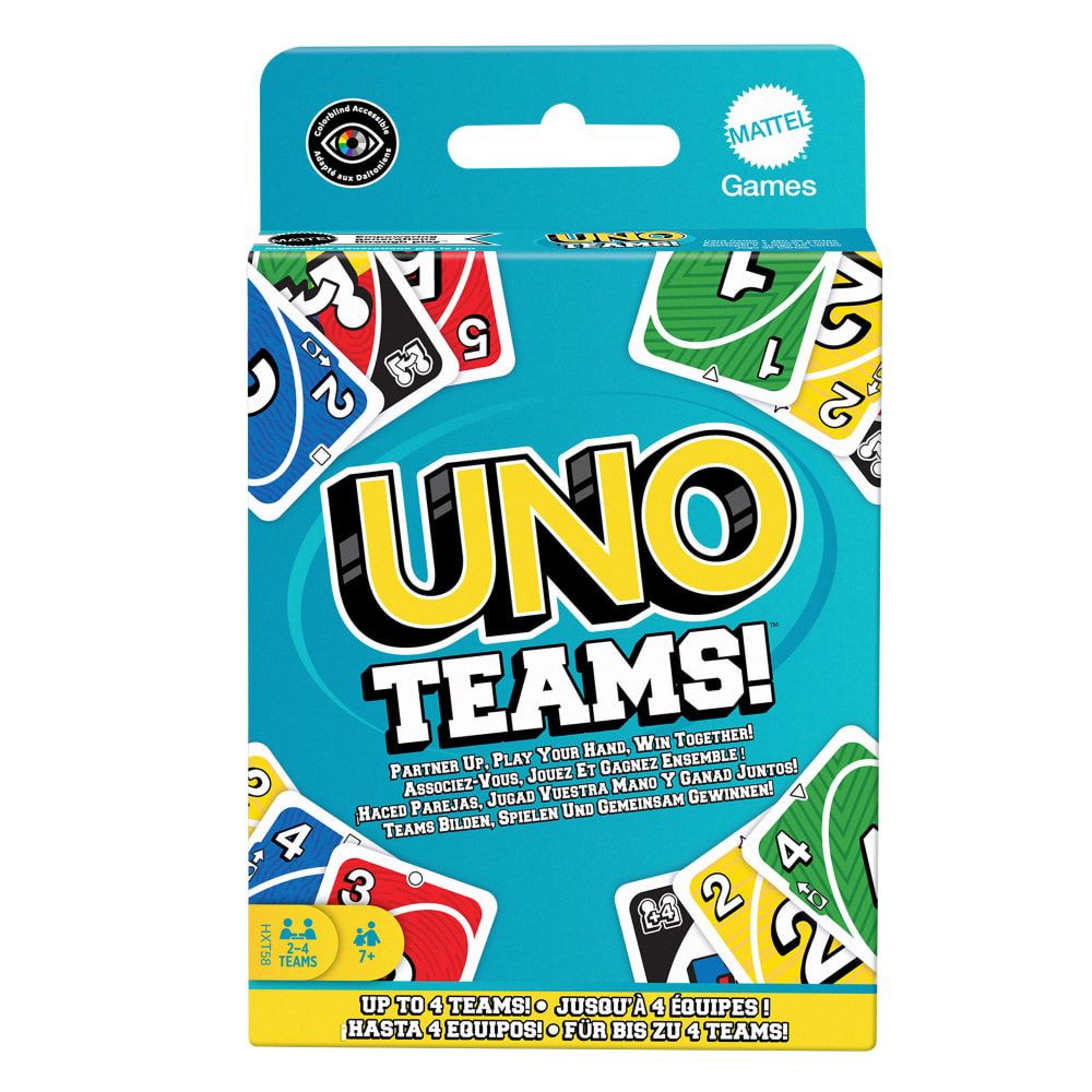 UNO Teams | Juego de cartas para noches familiares,