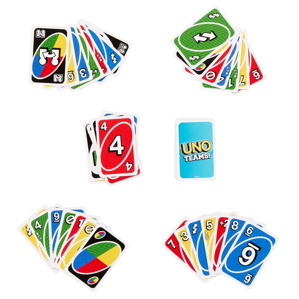 UNO Teams | Juego de cartas para noches familiares,