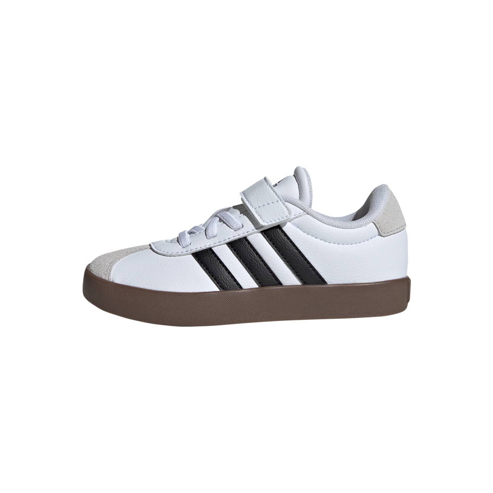 Adidas | Tenis elegantes con detalles y toques de gamuza White Black