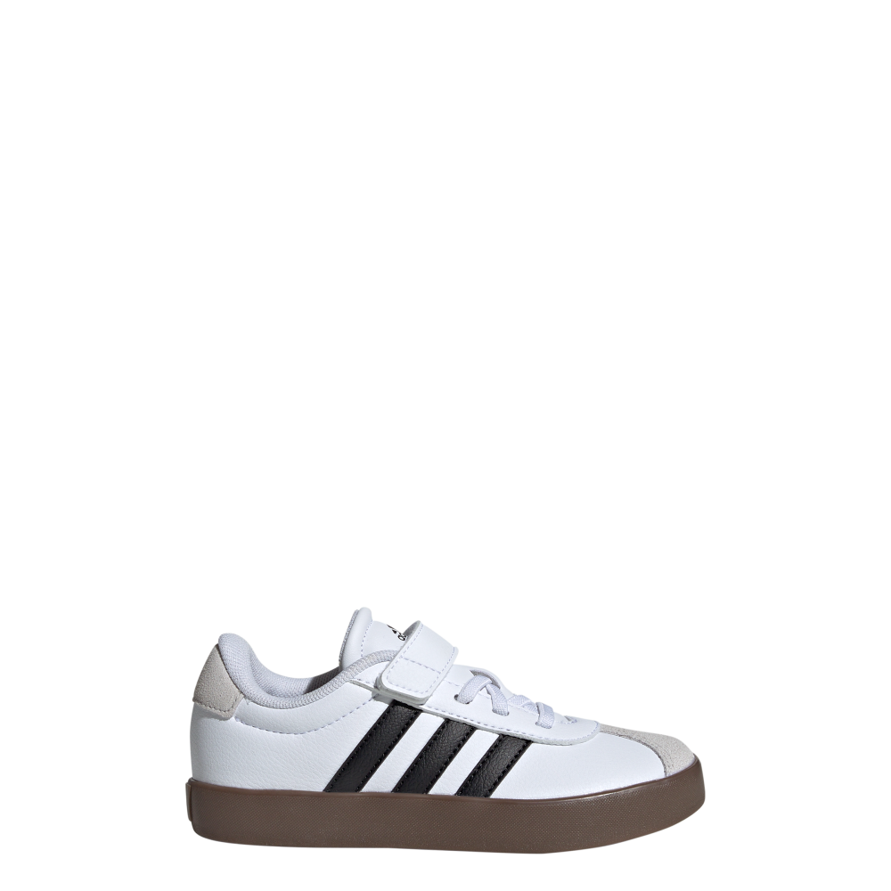 Adidas | Tenis elegantes con detalles y toques de gamuza White Black