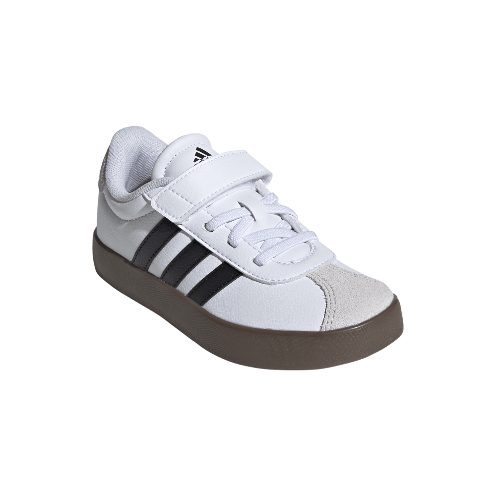 Adidas | Tenis elegantes con detalles y toques de gamuza White Black
