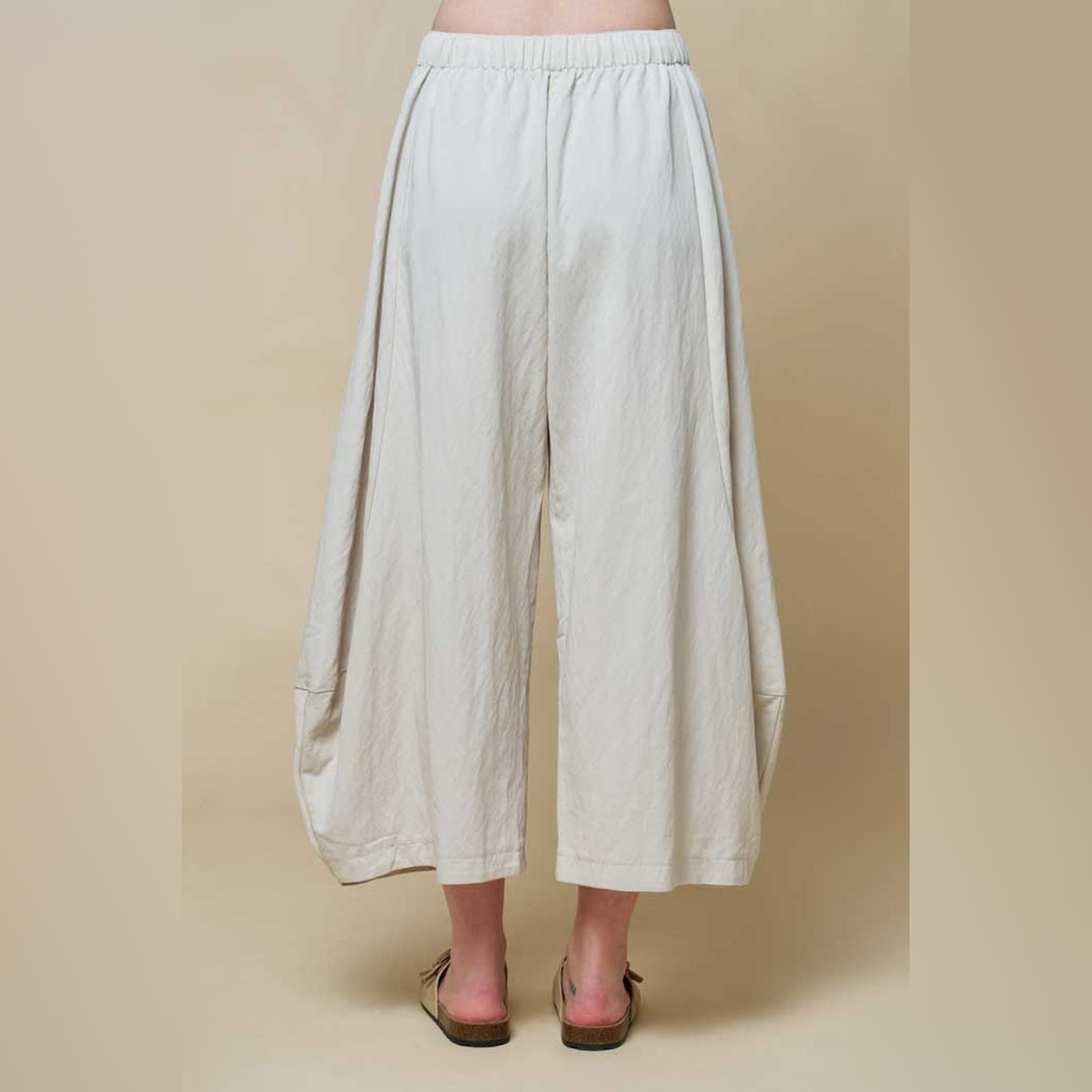 Pantalón Bombacho con Cintura Elástica para Dama