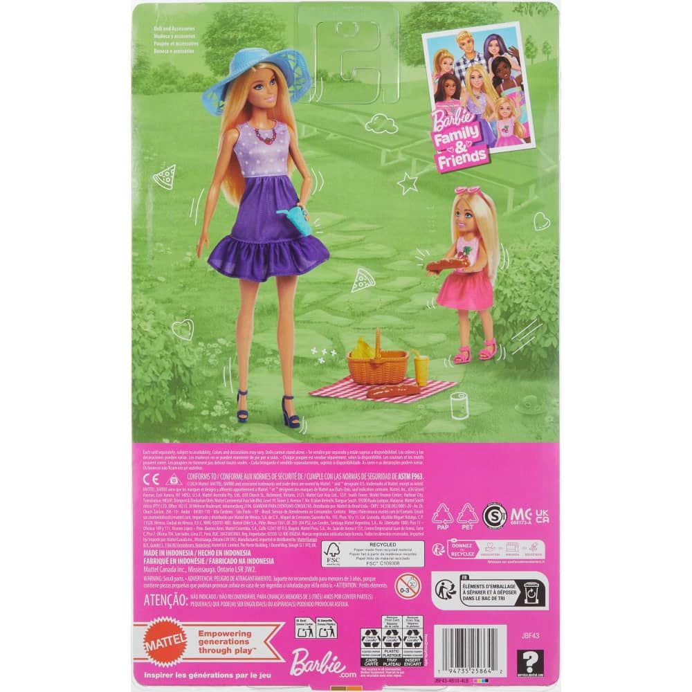 Barbie | Set Juego Picnic con Chelsea