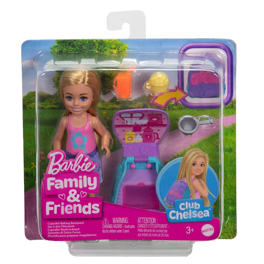 Barbie | Mochila para muñecas Family & Friends