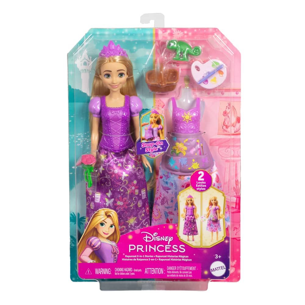 Disney Princess |  2-in-1 Stories Rapunzel - Fashion Doll