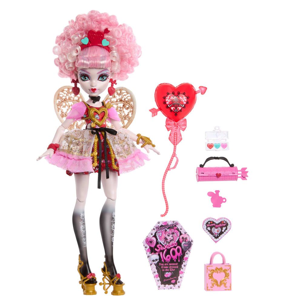 Monster High | Muñeca Cumpleaños Draculaura 1600 Sorpresa