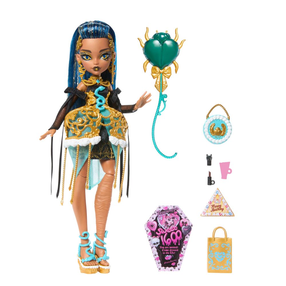 Monster High | Muñeca Cumpleaños Draculaura 1600 Sorpresa