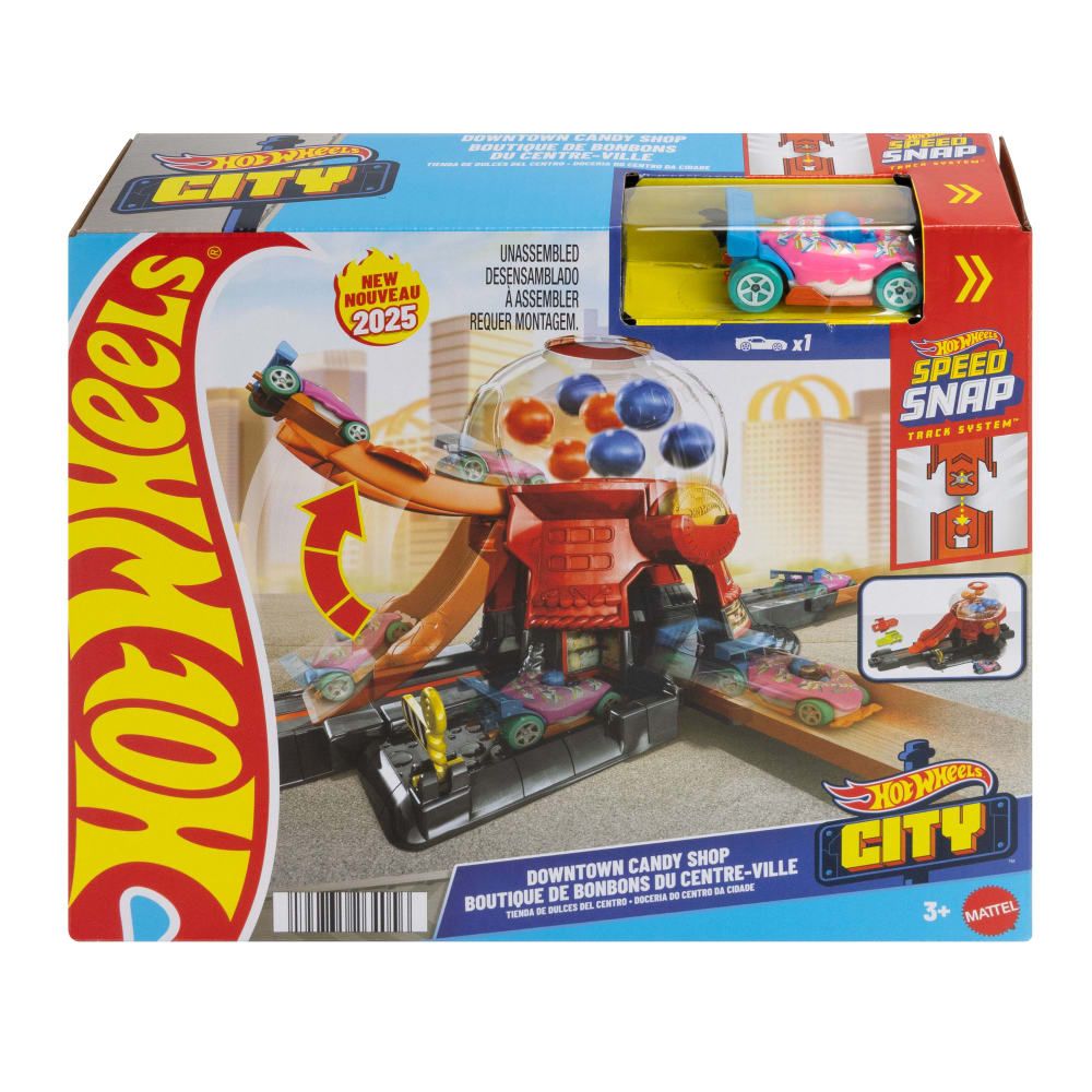 Hot Wheels | City Pista de Juguete Tienda de Dulces