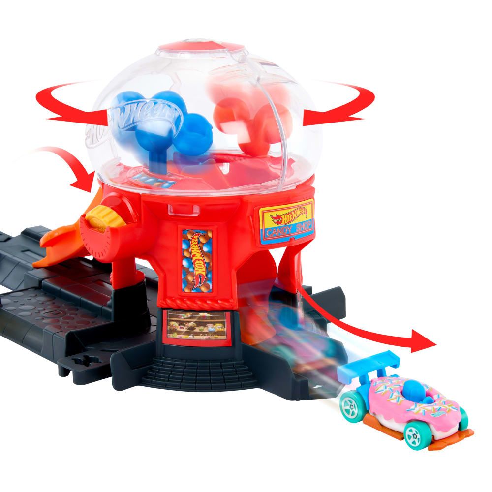 Hot Wheels | City Pista de Juguete Tienda de Dulces