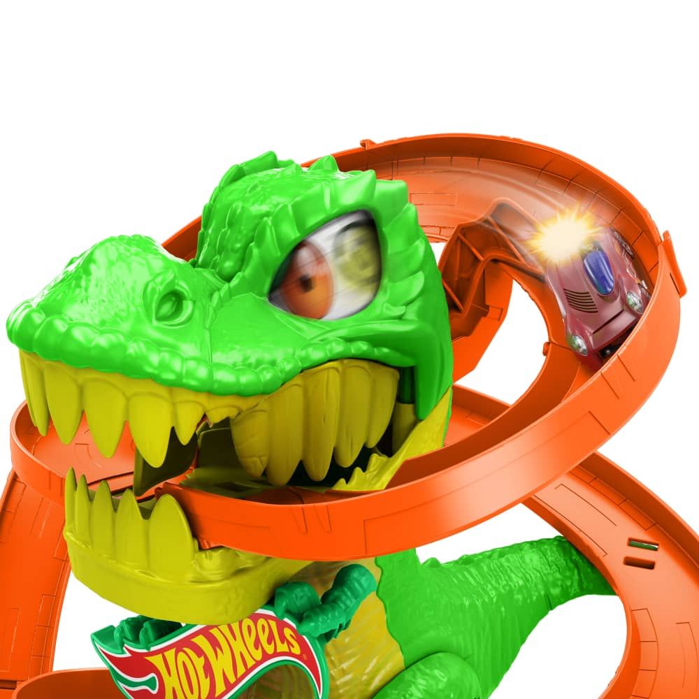Hot Wheels | T-Rex vs Estación de Bomberos