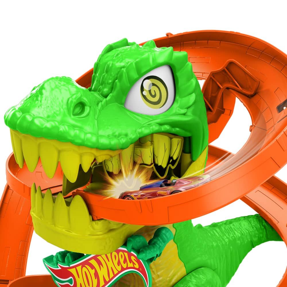 Hot Wheels | T-Rex vs Estación de Bomberos
