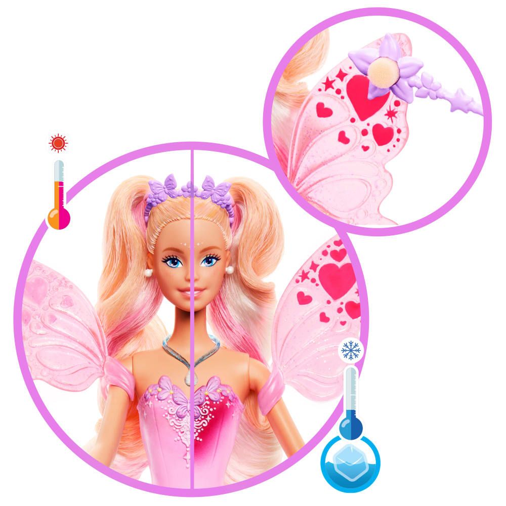 Barbie | Muñeca Hada Colores Mágicos