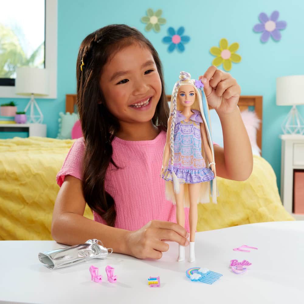 Barbie Peinados Divertidos Cabello Rubio