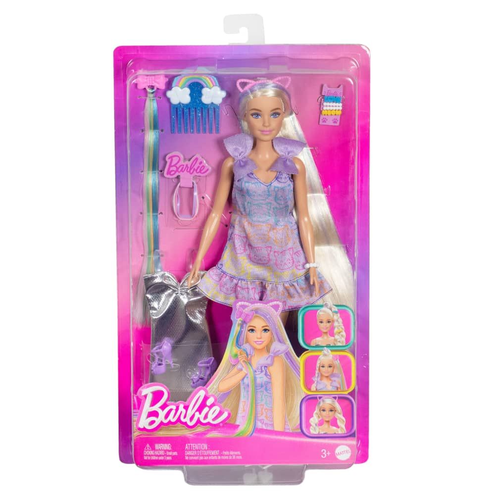 Barbie Peinados Divertidos Cabello Rubio