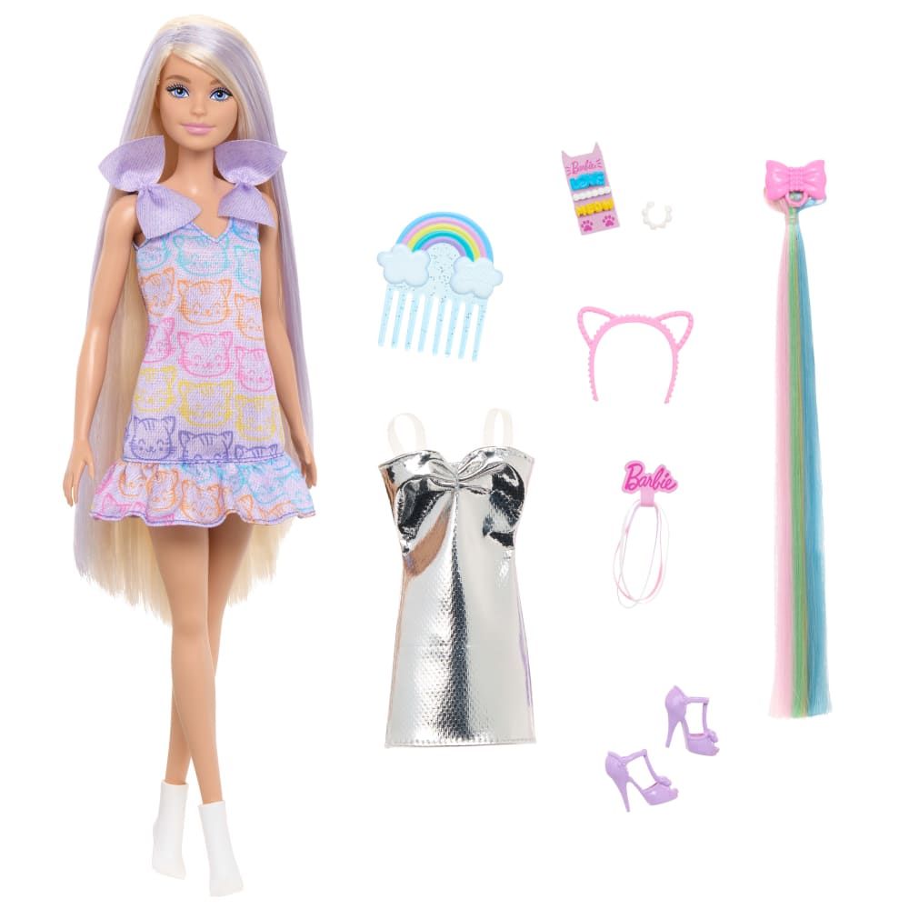 Barbie Peinados Divertidos Cabello Rubio