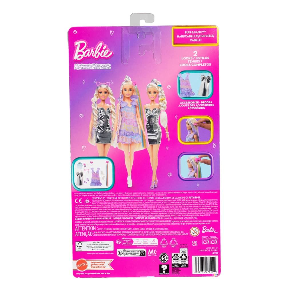 Barbie Peinados Divertidos Cabello Rubio