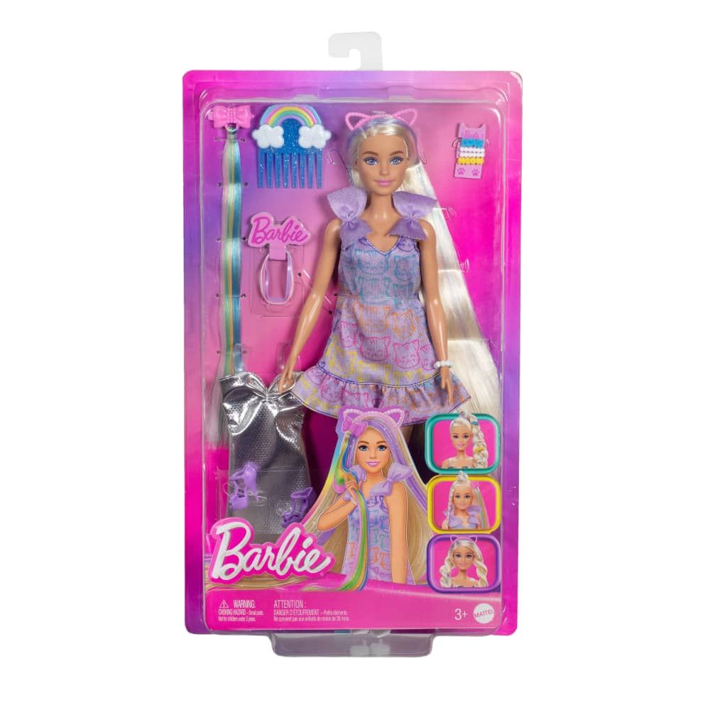 Barbie Peinados Divertidos Cabello Rubio