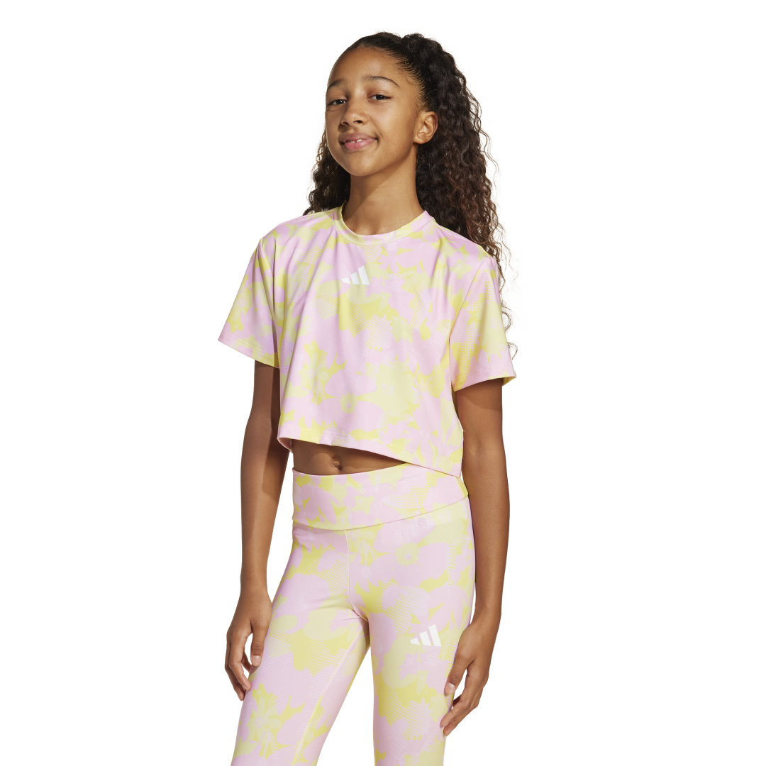 Adidas Originals | Playera Train Essentials Estampado Floral Niños