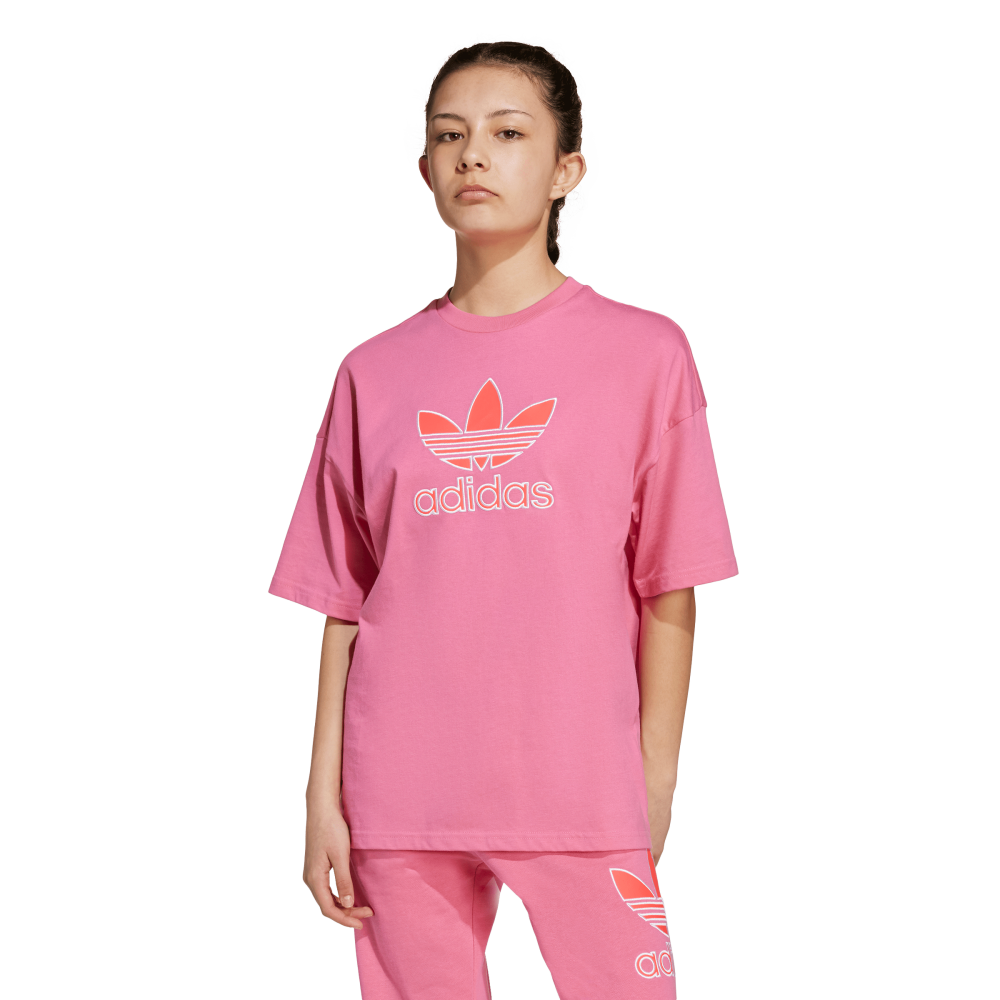 Adidas | Playera Para Niños Oversize Trefoil