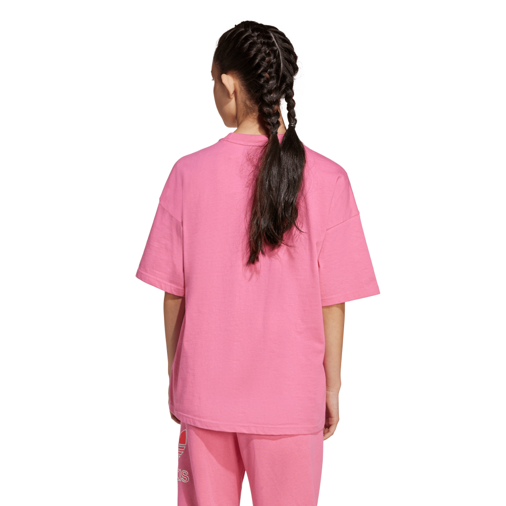 Adidas | Playera Para Niños Oversize Trefoil