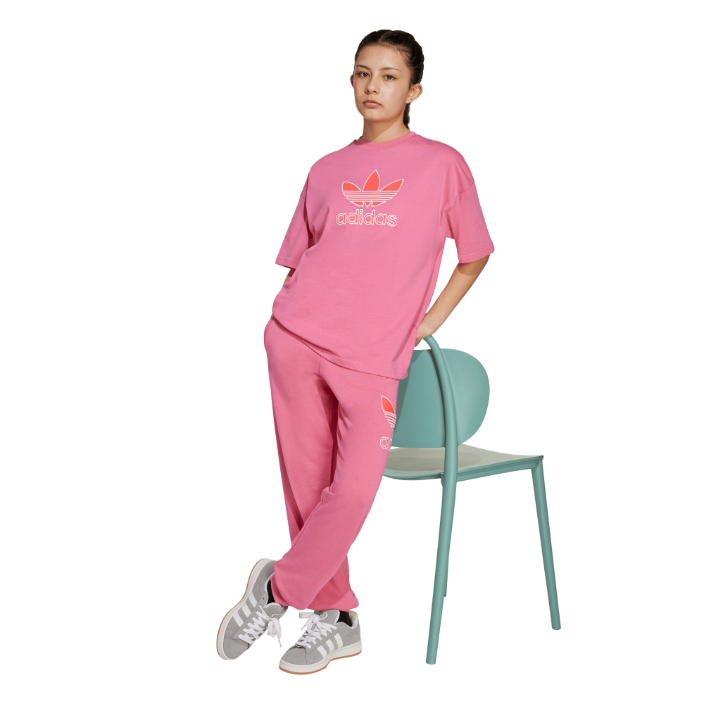 Adidas | Playera Para Niños Oversize Trefoil