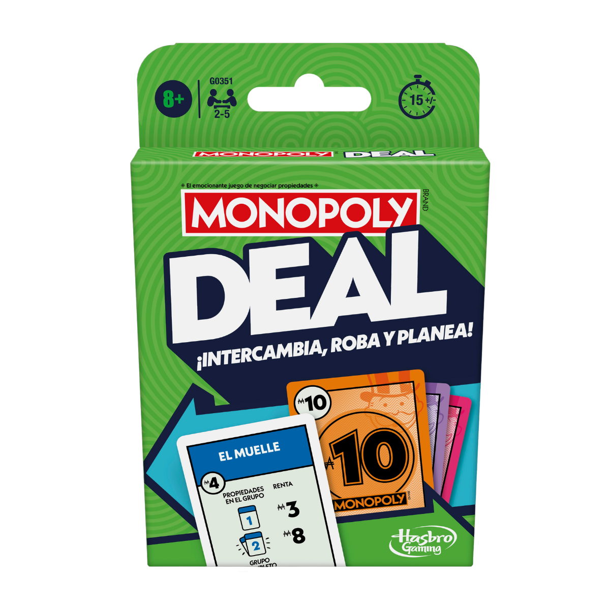 Juego de cartas Monopoly Deal