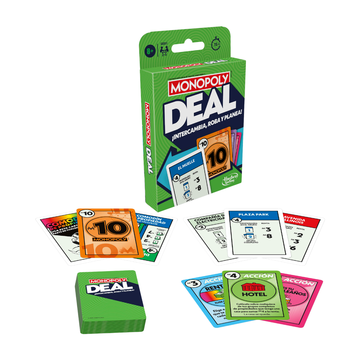 Juego de cartas Monopoly Deal