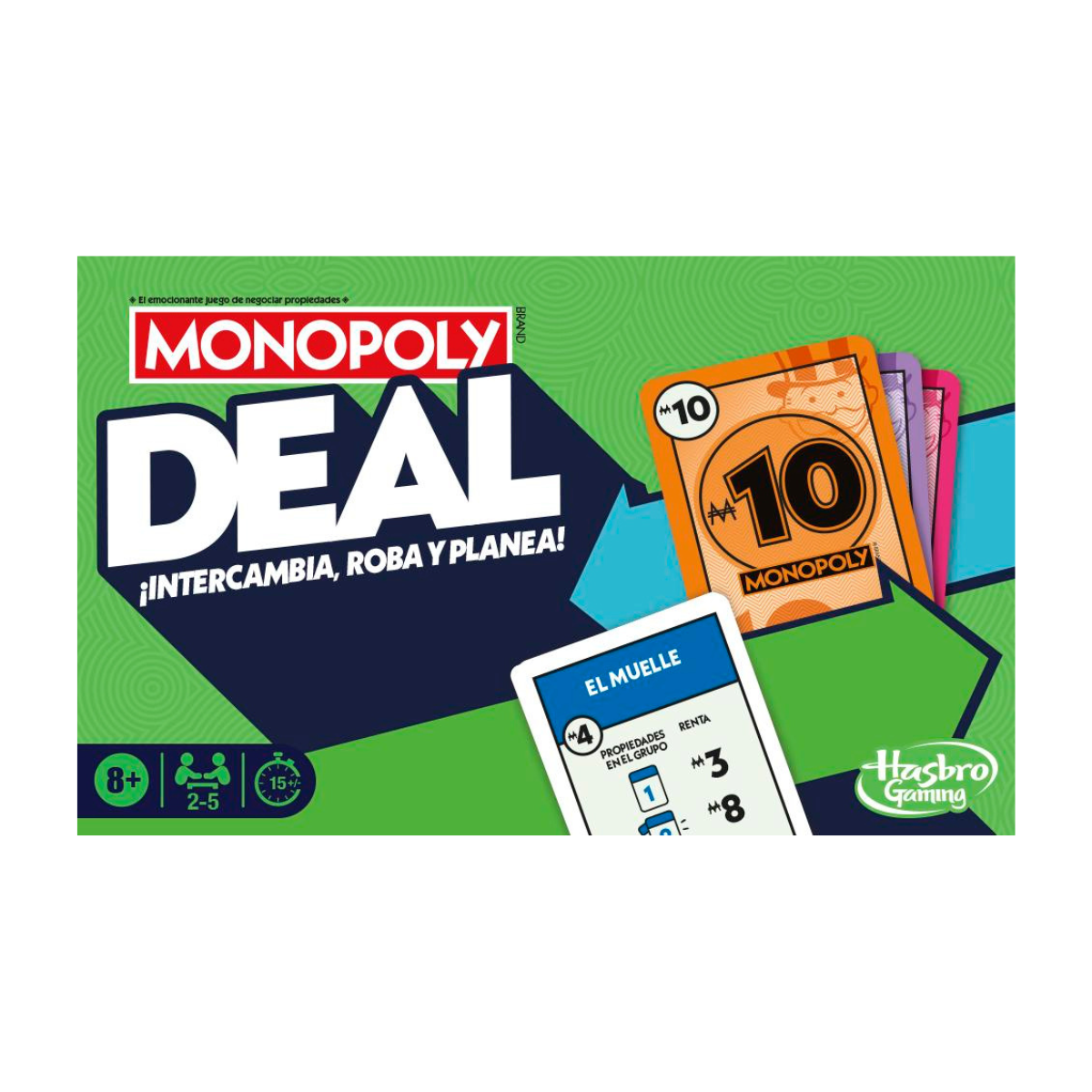 Juego de cartas Monopoly Deal