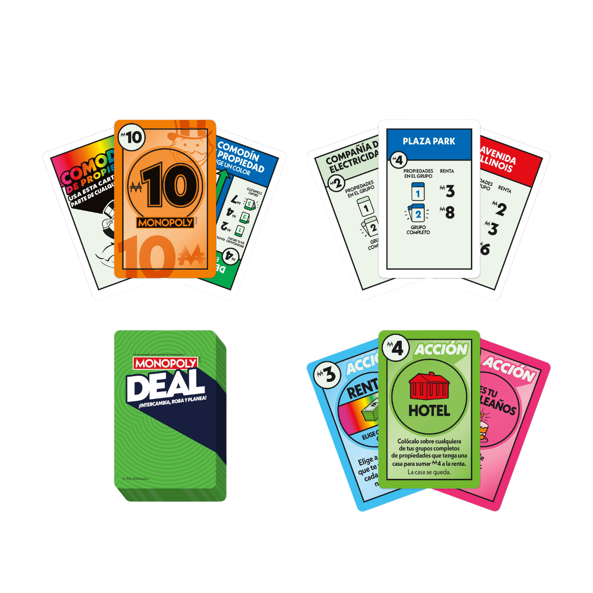 Juego de cartas Monopoly Deal