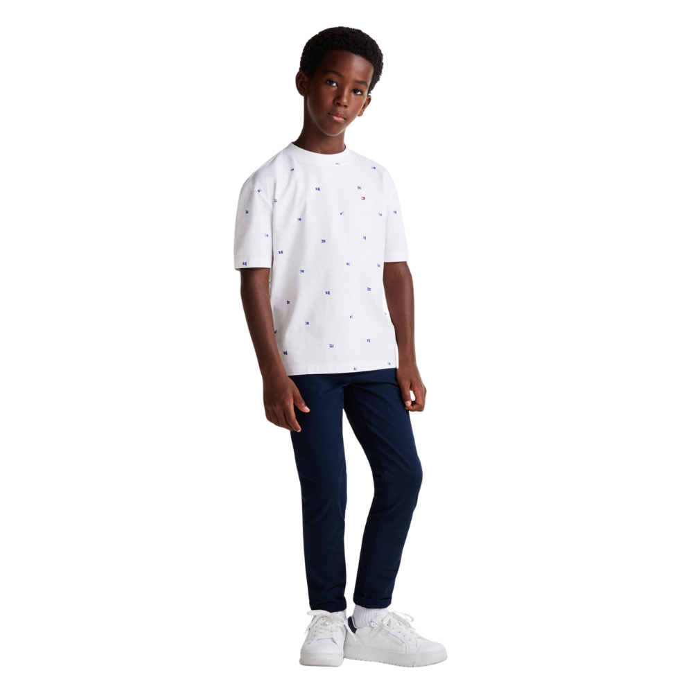 Tommy Hilfiger | Camiseta con Estampado de Banderitas para Niño