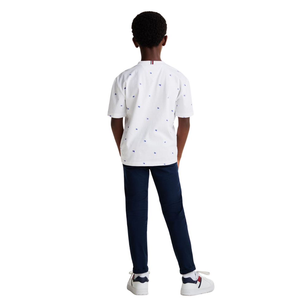 Tommy Hilfiger | Camiseta con Estampado de Banderitas para Niño