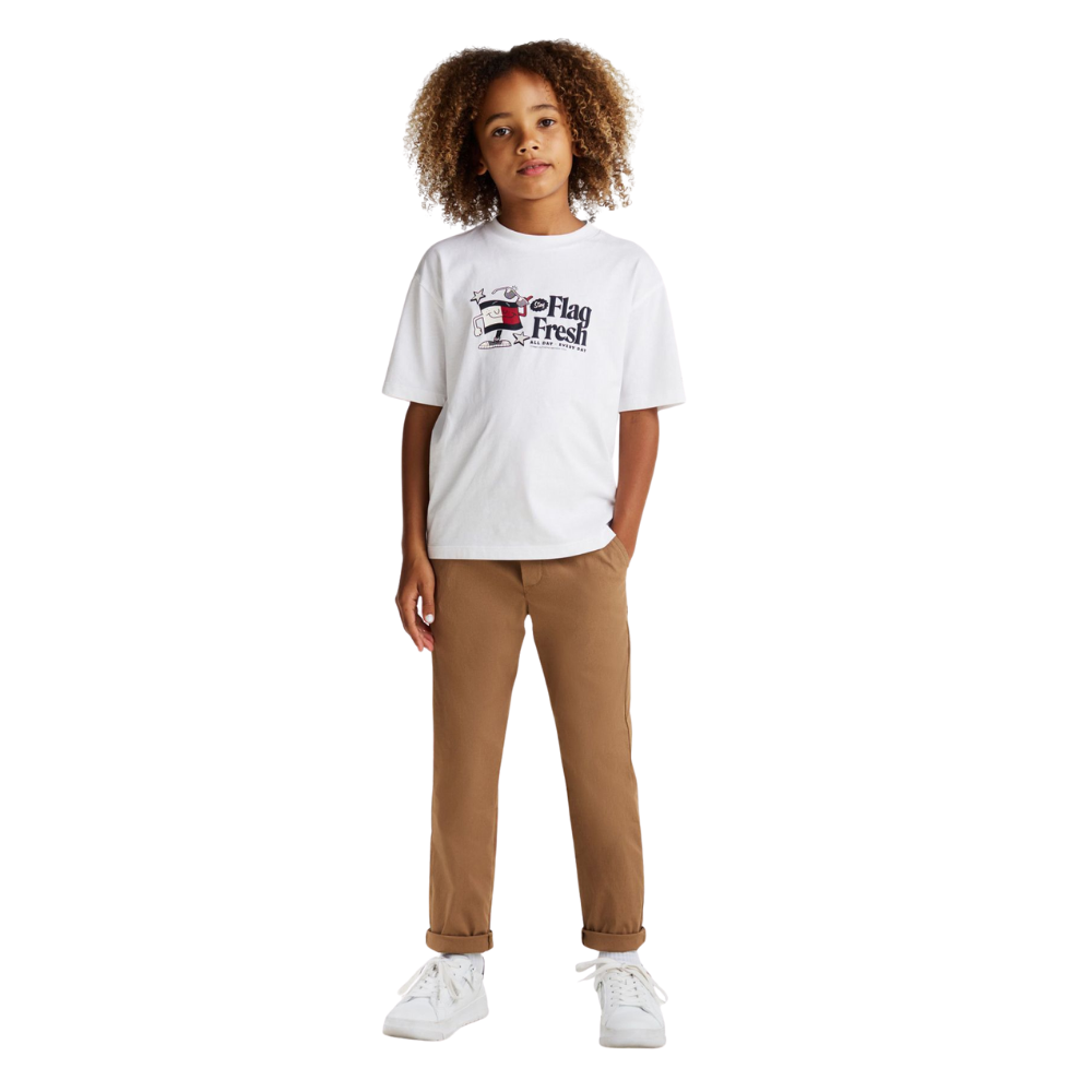Tommy Hilfiger | Camiseta con Estampado de Banderitas para Niño