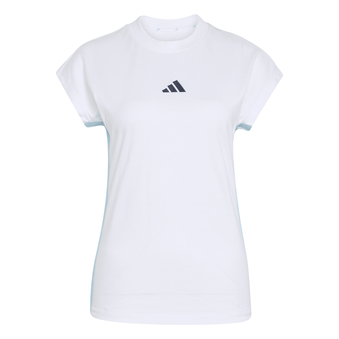 Adidas | Camiseta de tres rayas Essential de Malla Simple
