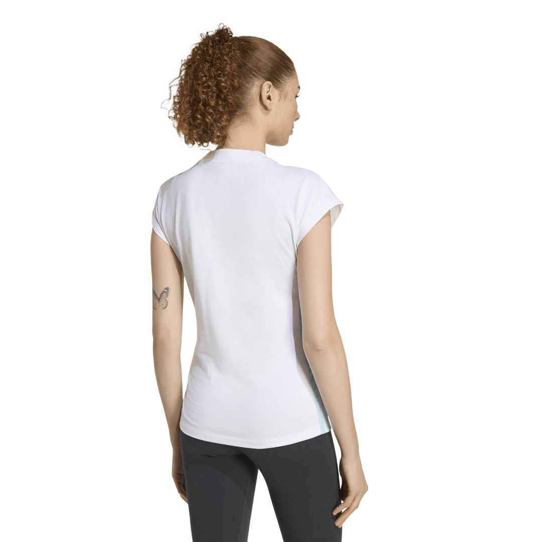 Adidas | Camiseta de tres rayas Essential de Malla Simple